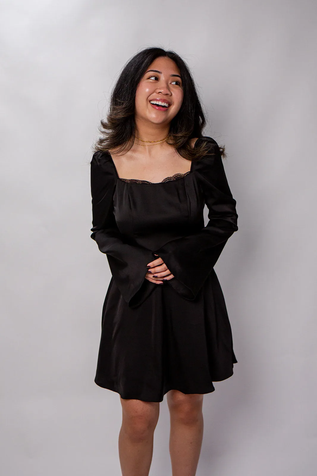 Quinn Long Sleeve Silk Blouse