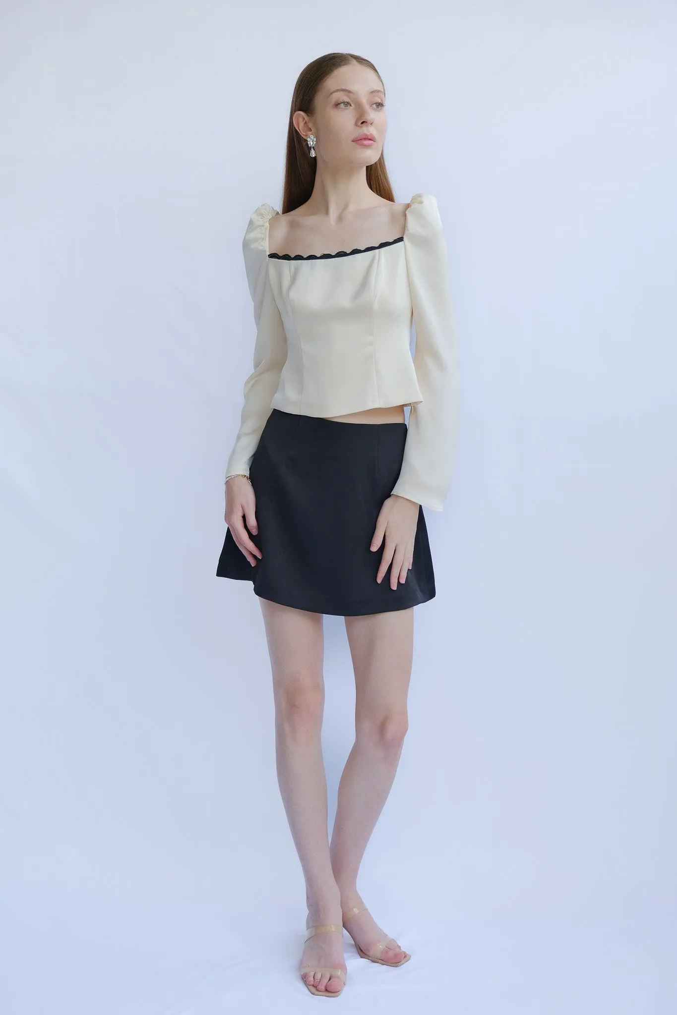 Quinn Long Sleeve Silk Blouse