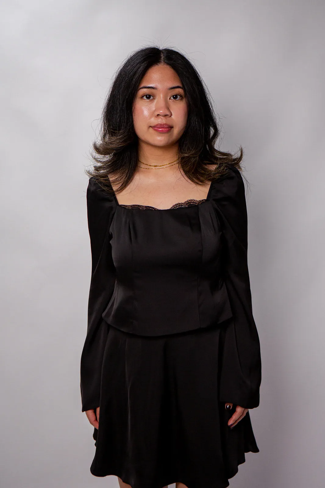 Quinn Long Sleeve Silk Blouse