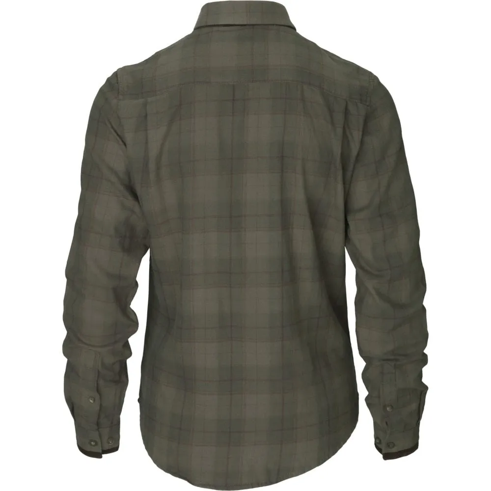 Range Lady Shirt Pine Green Check by Seeland