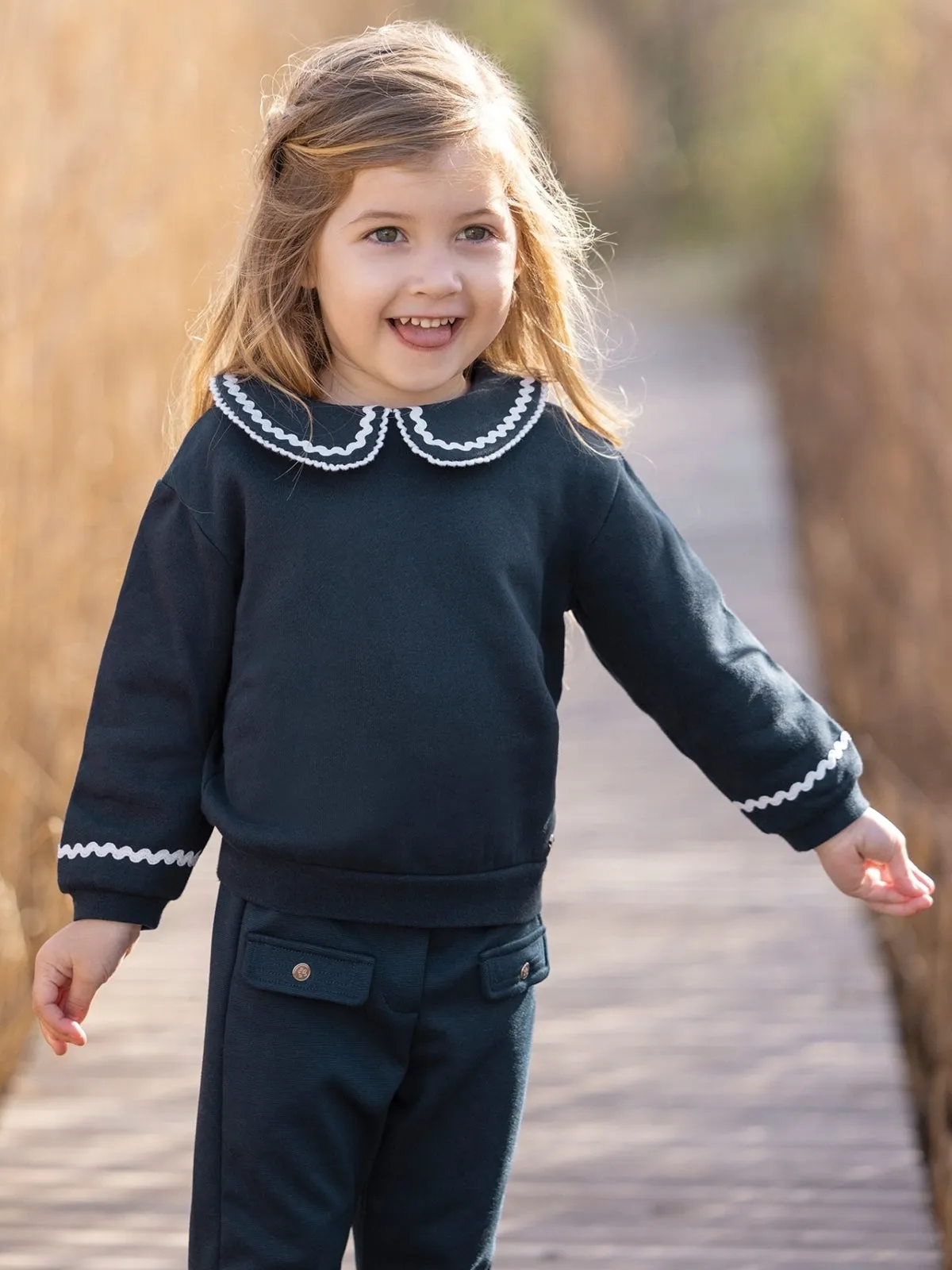 Ric Rac Trim Sweatshirt