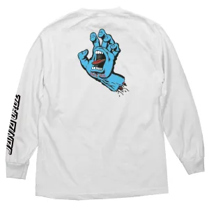 Santa Cruz Screaming Hand Long Sleeve T-Shirt White