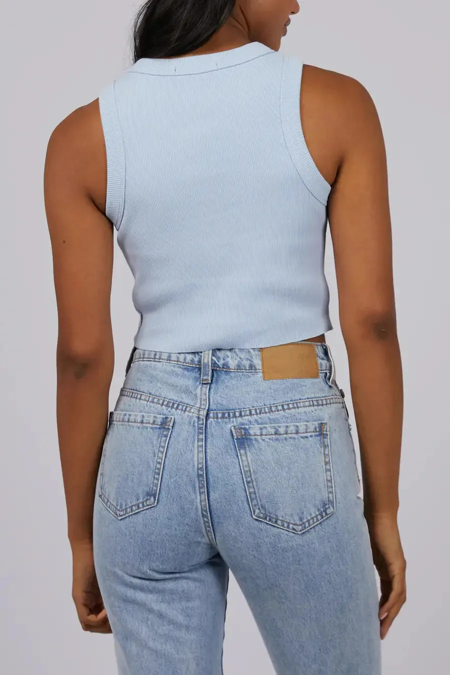 SILENT THEORY Frida tank -light blue