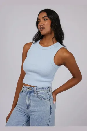 SILENT THEORY Frida tank -light blue