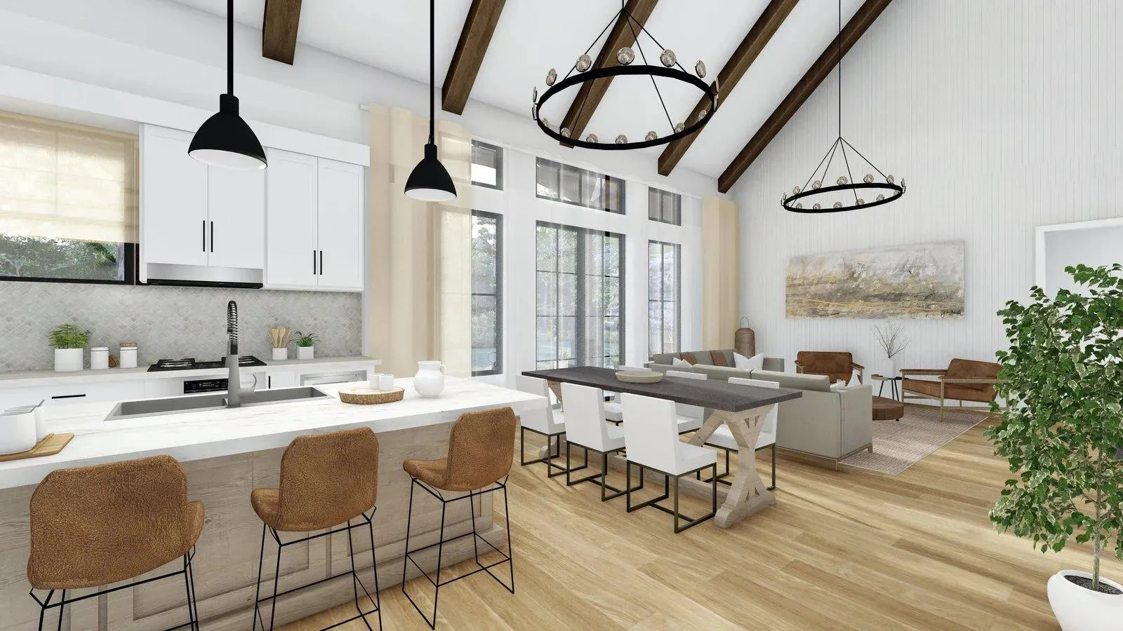 Sophisticated design with abundant space for family and guests!