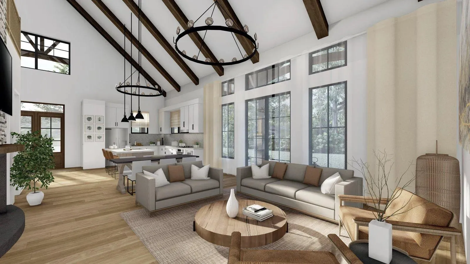 Sophisticated design with abundant space for family and guests!
