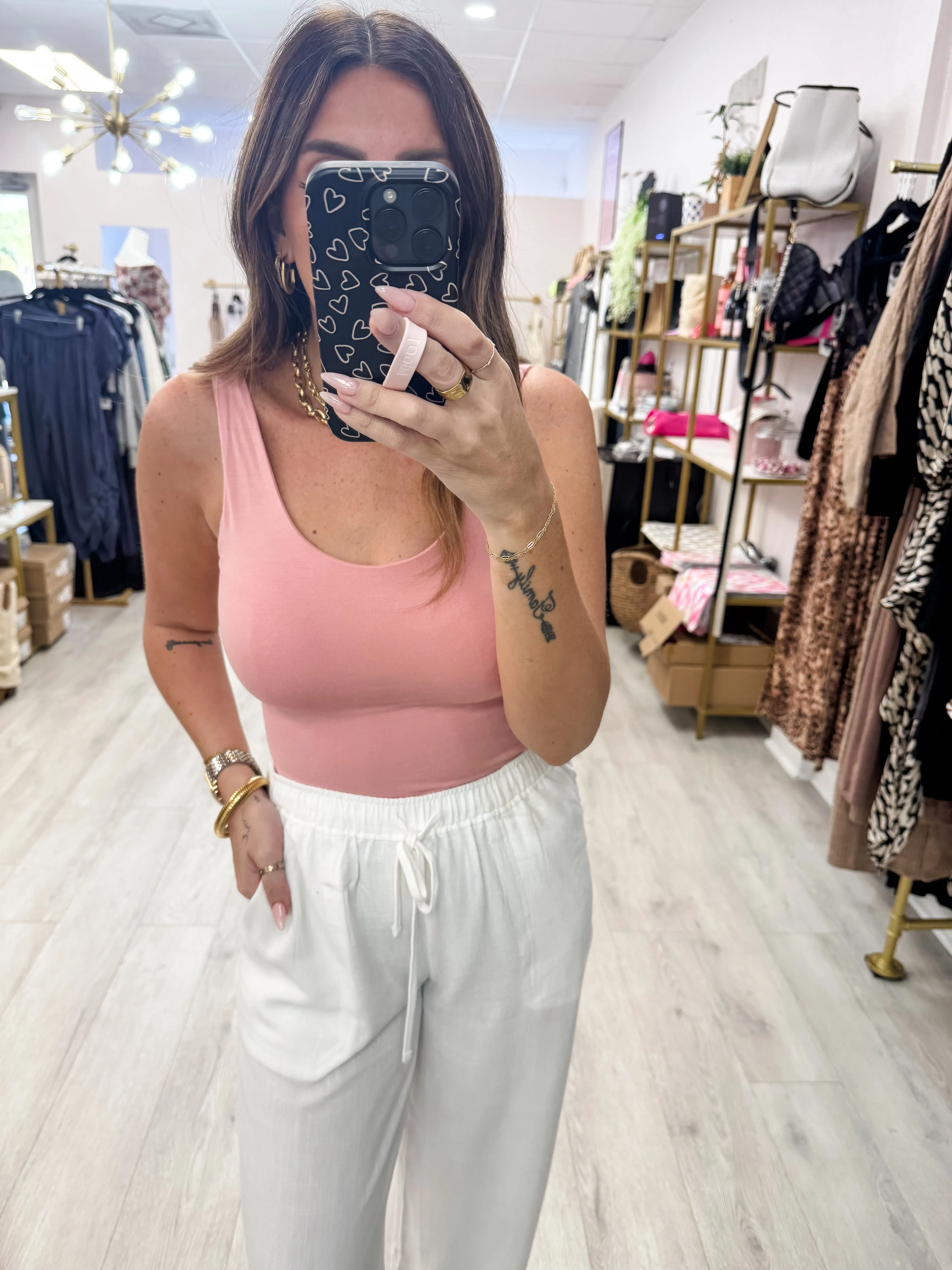 Spring Basic Jersey Scoop Tanks- 5 Colors!