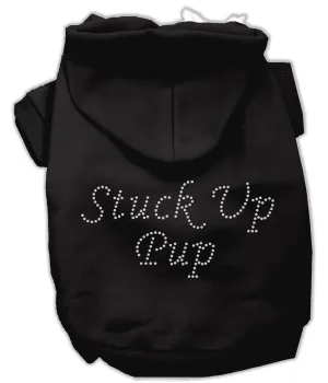 Stuck Up Pup Hoodies Black S (10)