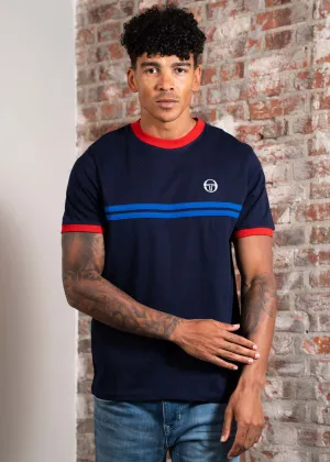 Supermac tee - maritime blue adrenaline rush nautical b