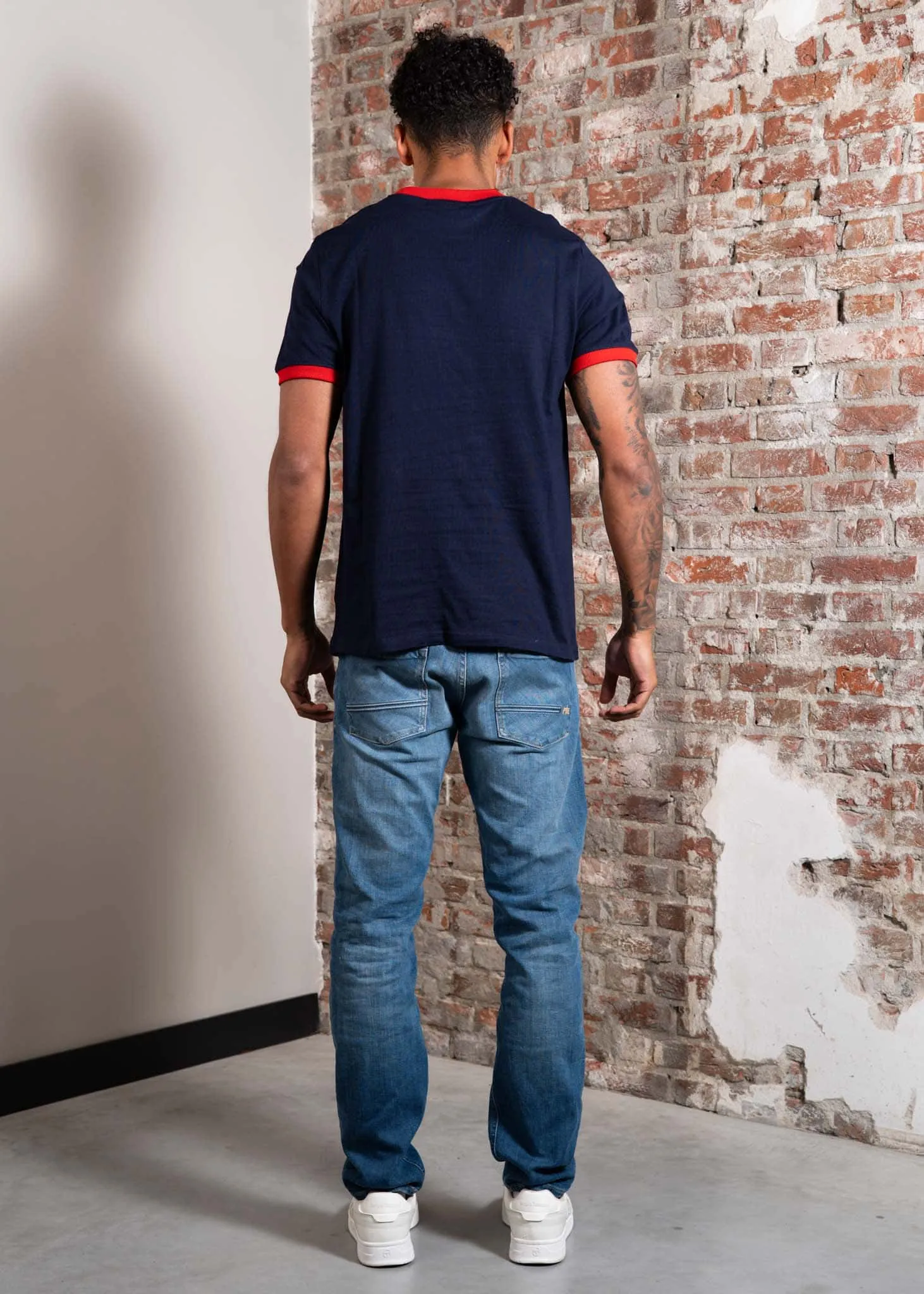 Supermac tee - maritime blue adrenaline rush nautical b