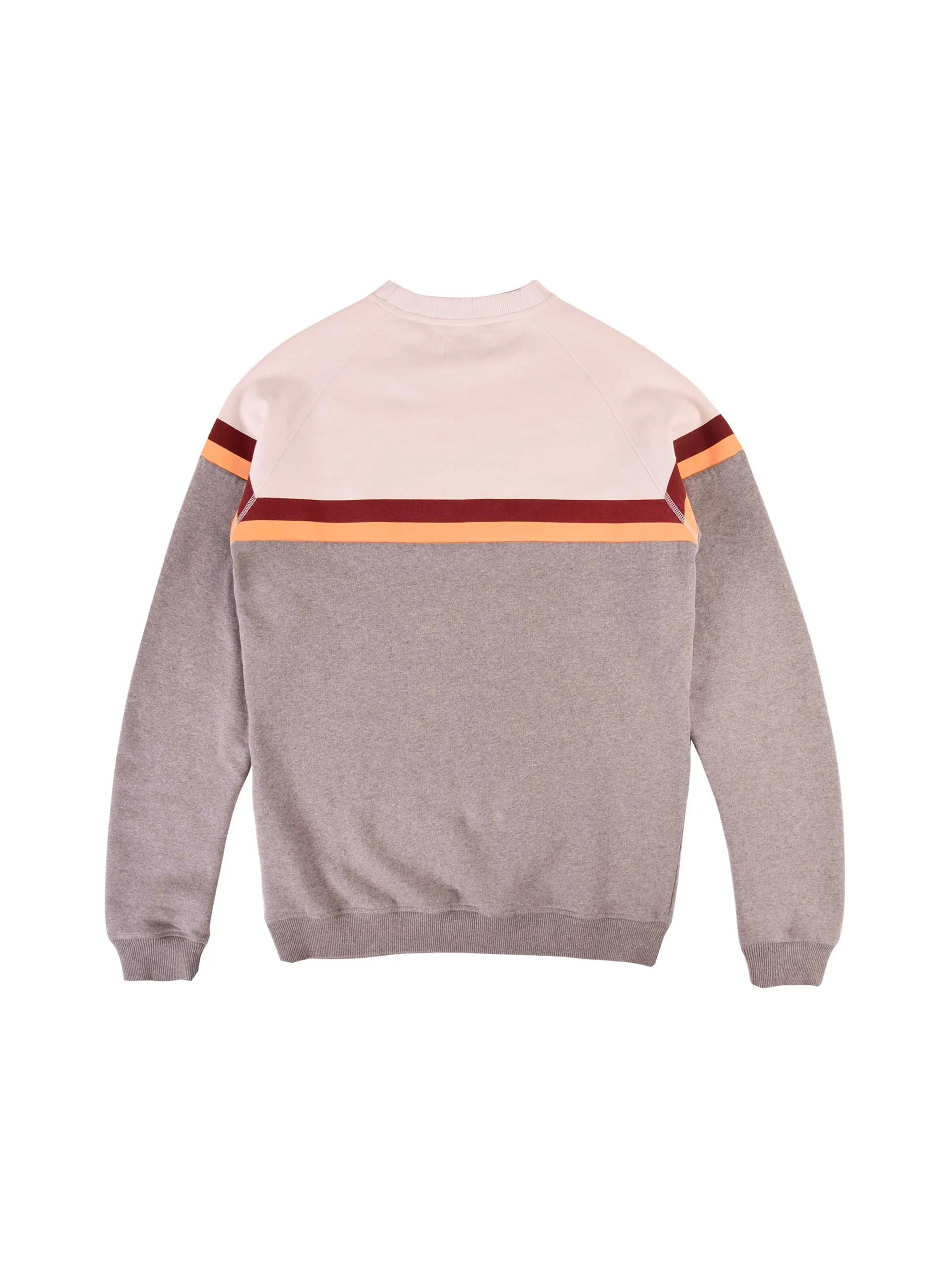 SWEATSHIRT COLOR BLOCK AND FRONT PRINT