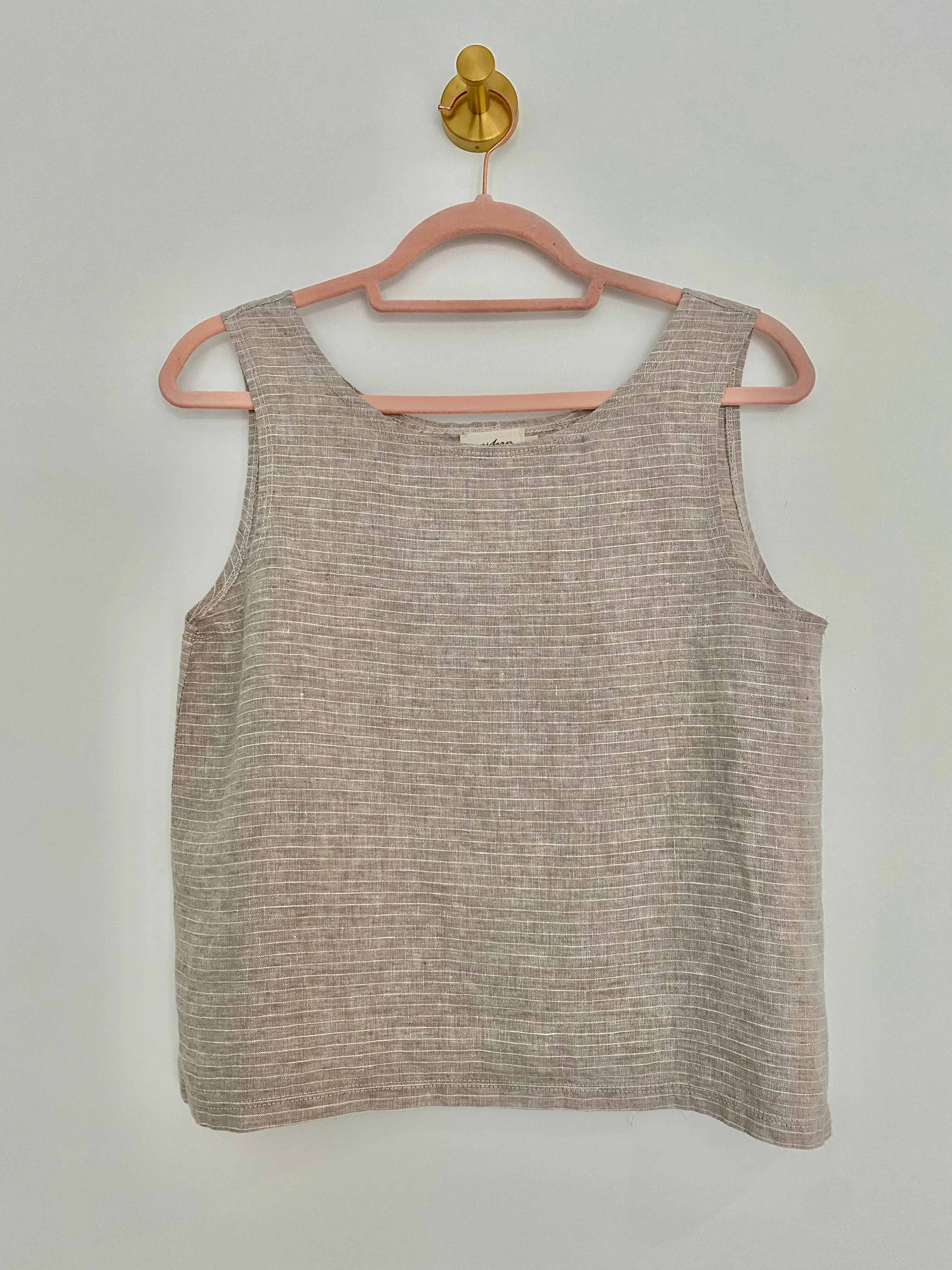 The Tank -  Linen - Checks & Stripes