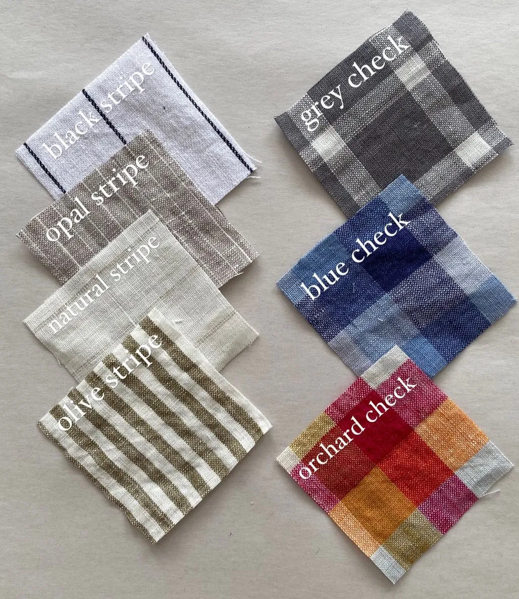 The Tank -  Linen - Checks & Stripes