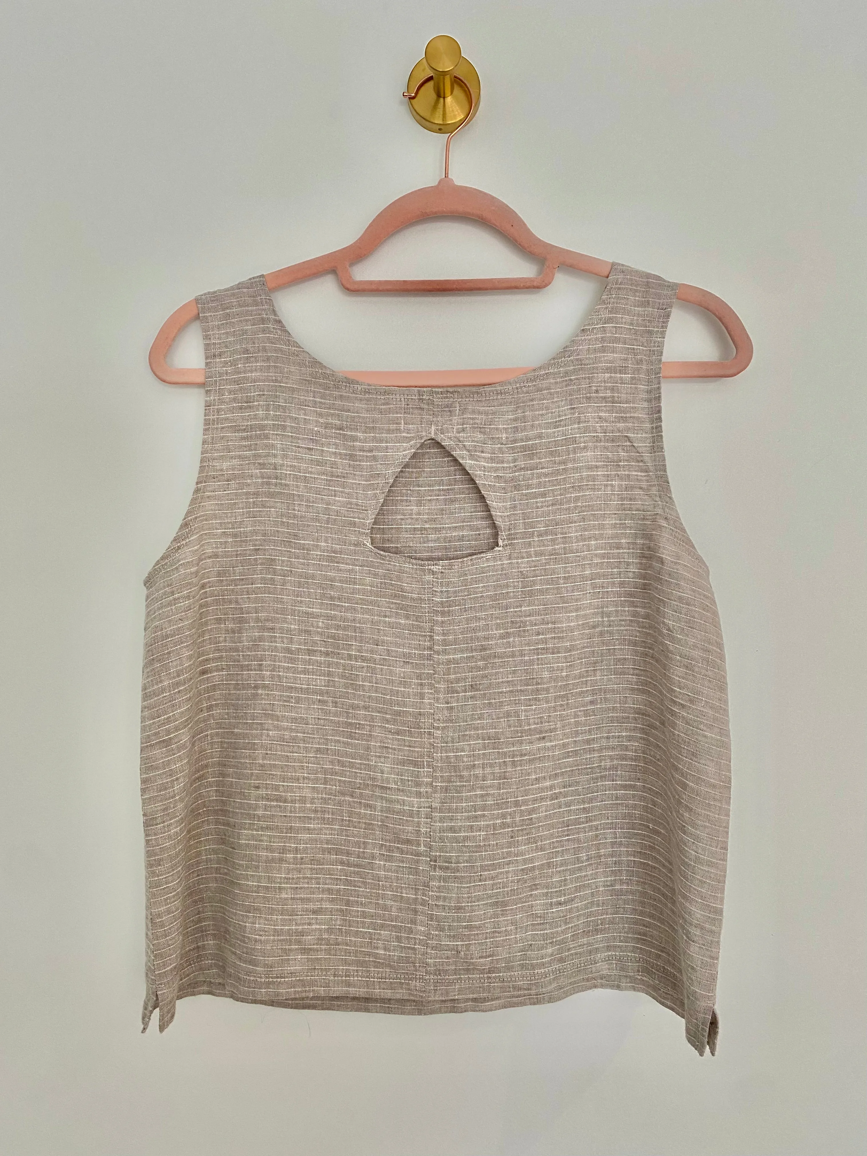The Tank -  Linen - Checks & Stripes