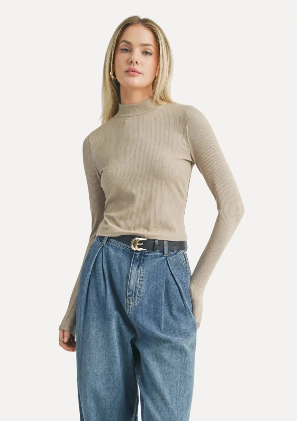 To Hope For Top - Taupe