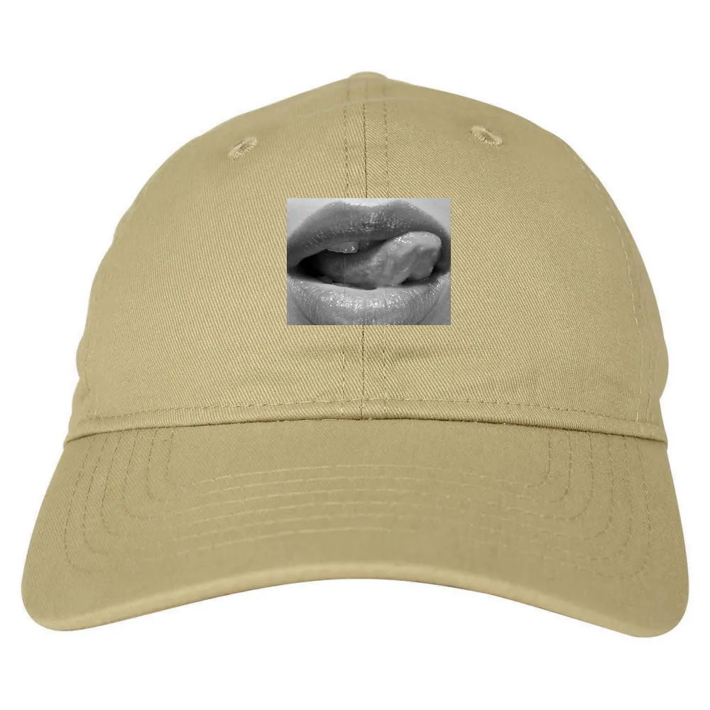 Togue Licking Lips Dad Hat Cap