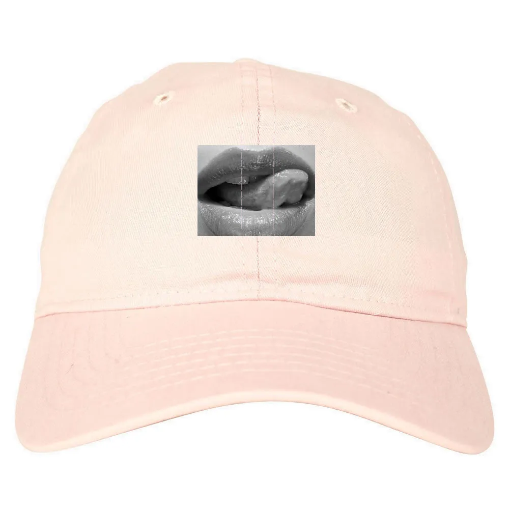 Togue Licking Lips Dad Hat Cap