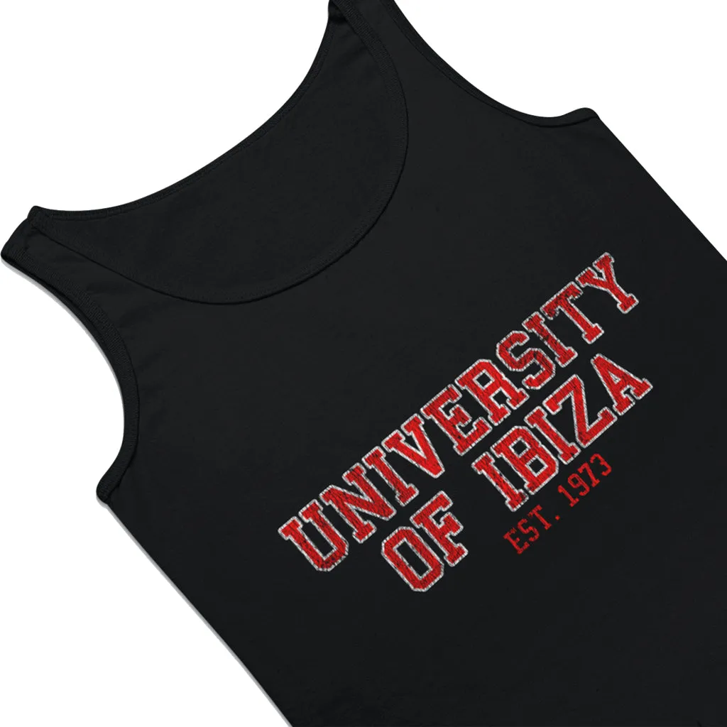 University of Ibiza Men's Tank Vintage Logo