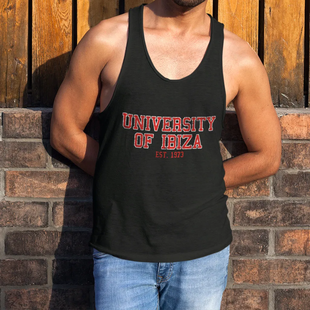 University of Ibiza Men's Tank Vintage Logo