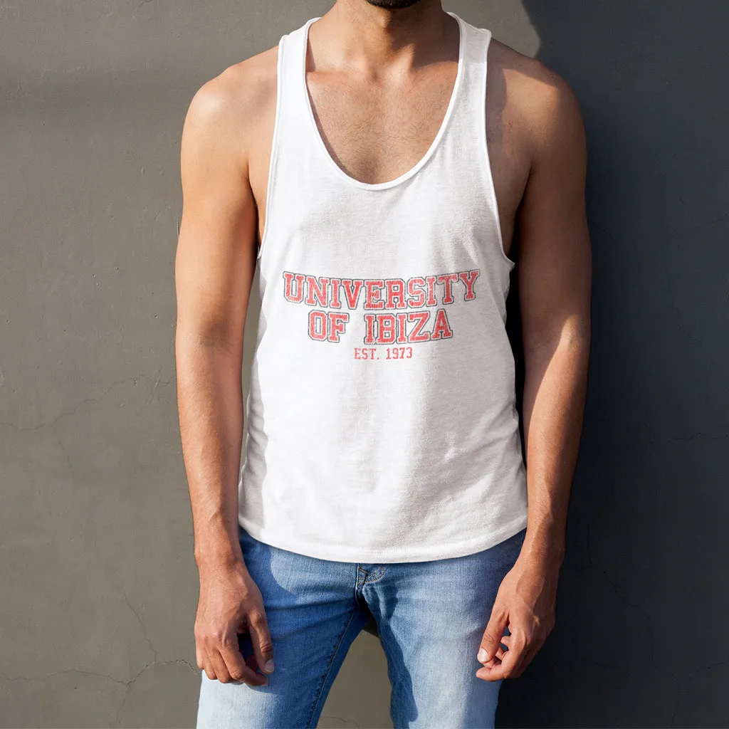 University of Ibiza Men's Tank Vintage Logo