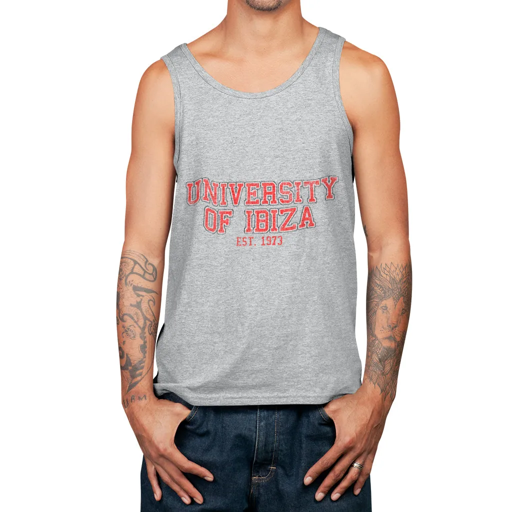 University of Ibiza Men's Tank Vintage Logo