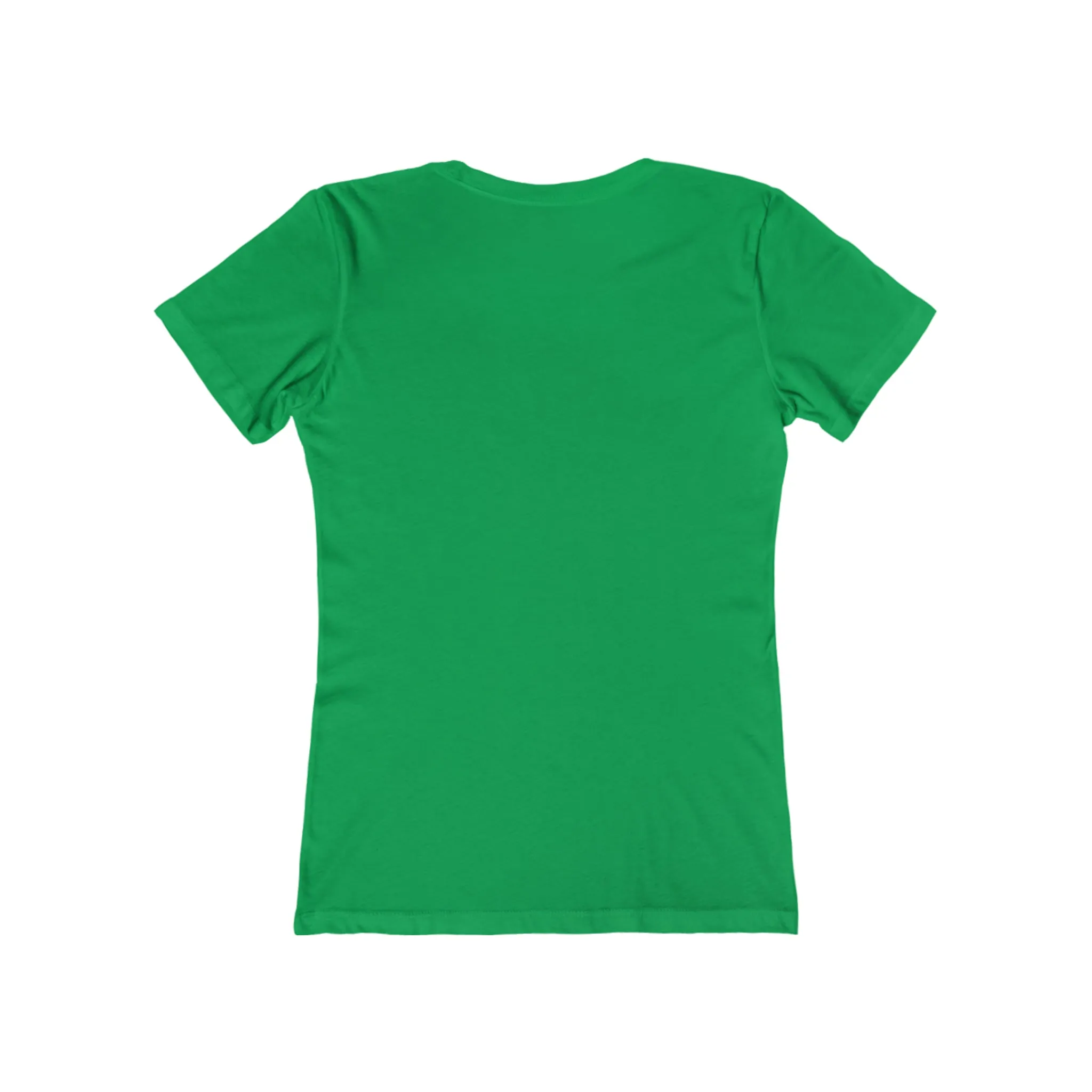 USA Logo - Women's The Boyfriend Tee - USA Light Logo - Plain Back