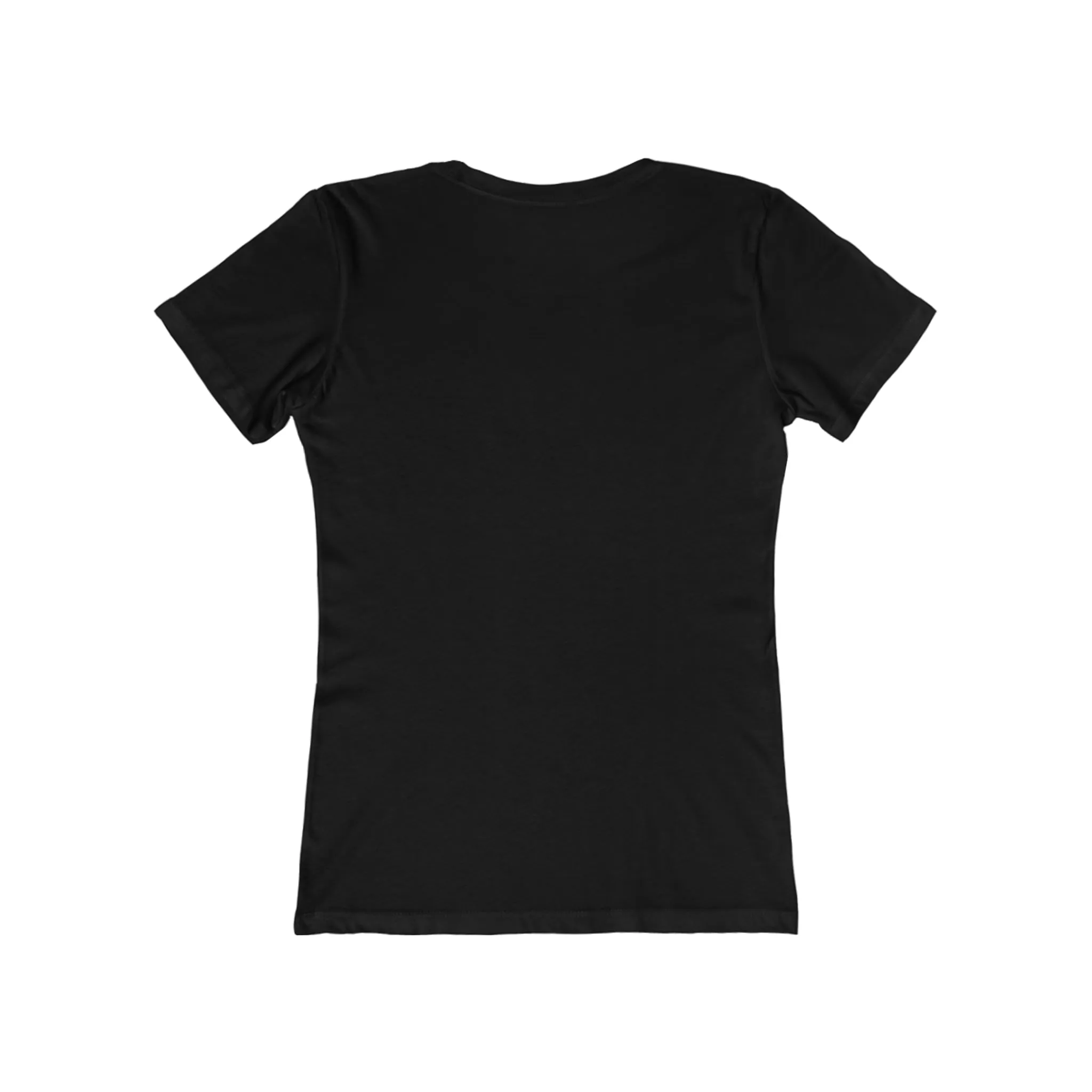 USA Logo - Women's The Boyfriend Tee - USA Light Logo - Plain Back