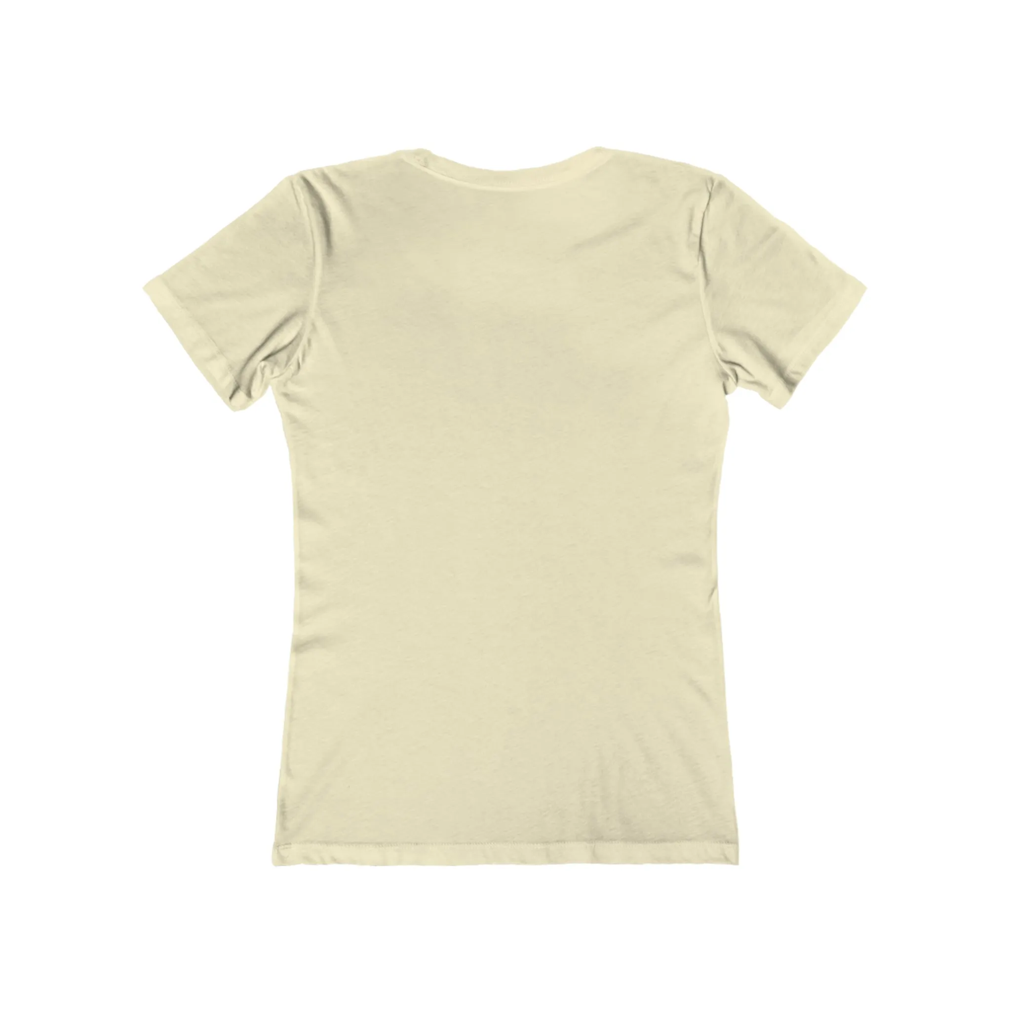 USA Logo - Women's The Boyfriend Tee - USA Light Logo - Plain Back