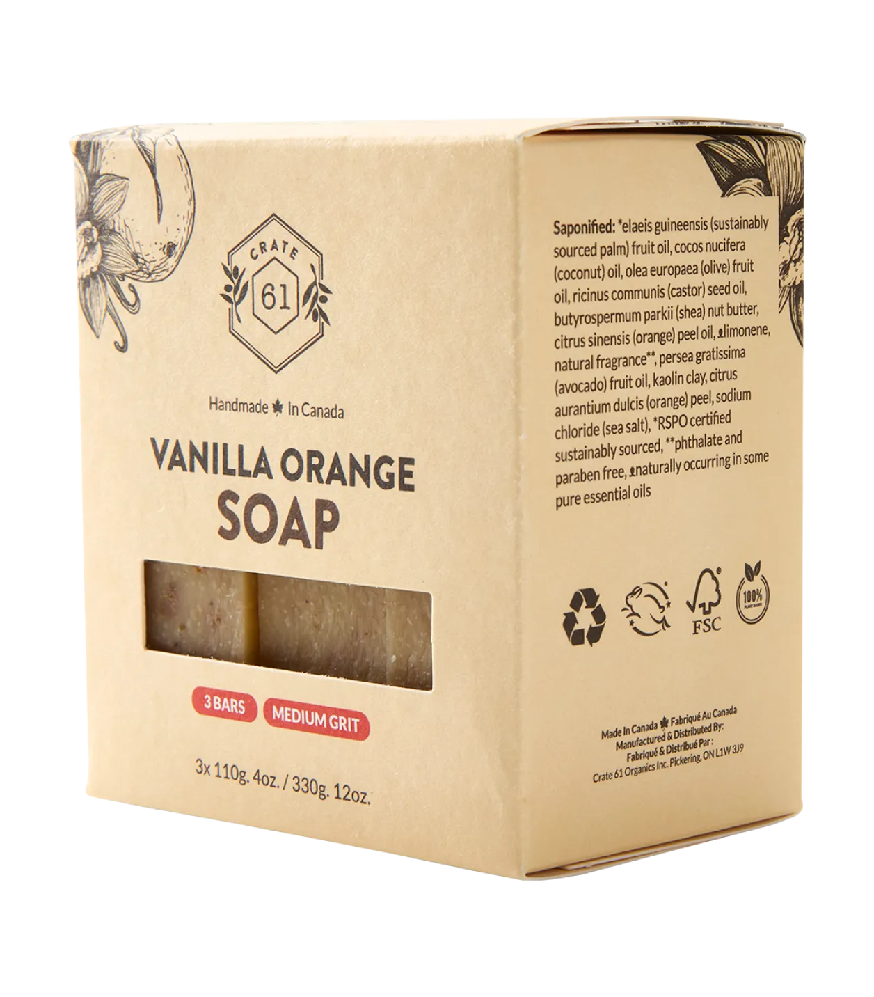 Vanilla Orange Bar Soap