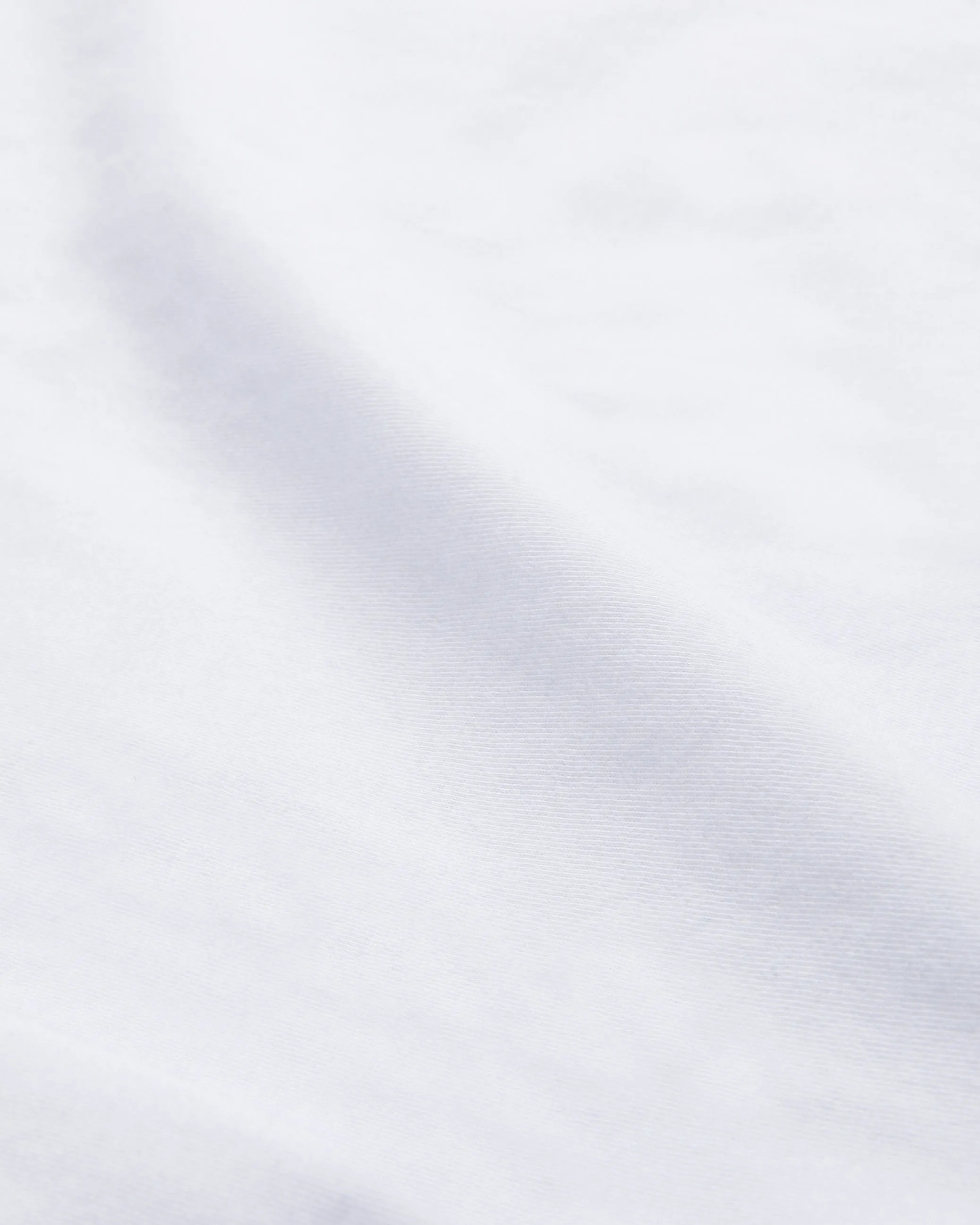 Classic White Wiskin SS Regular-Fit Branded T-Shirt