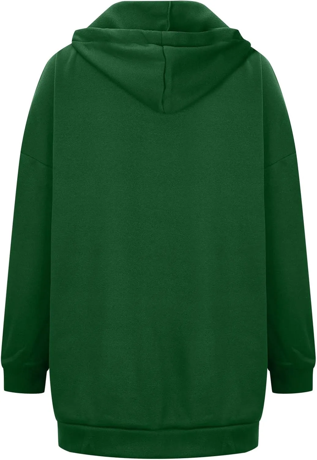 Women Long Sweatshirt Pullover Long Sleeve Solid Color Zip Up Hoodies Slim Fit Casual Fall Winter Shirts with Pocket
