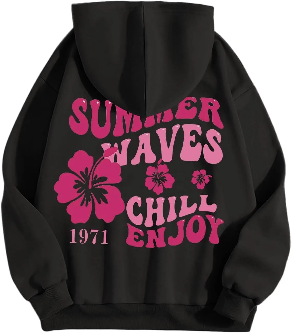 Womens Oversized Hoodies Long Sleeve Graphic Preppy Sweatshirt Teen Girls Casual Loose Zip Up Jacket Fall Tops