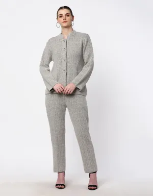 Warm Wool Womens Front Button Corduroy Outfit