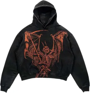 Y2k Camo Hoodie Oversized Graphic Hoodies Emo Clothes Vintage 2000s Sweatshirts Grunge Pullover Streetwear